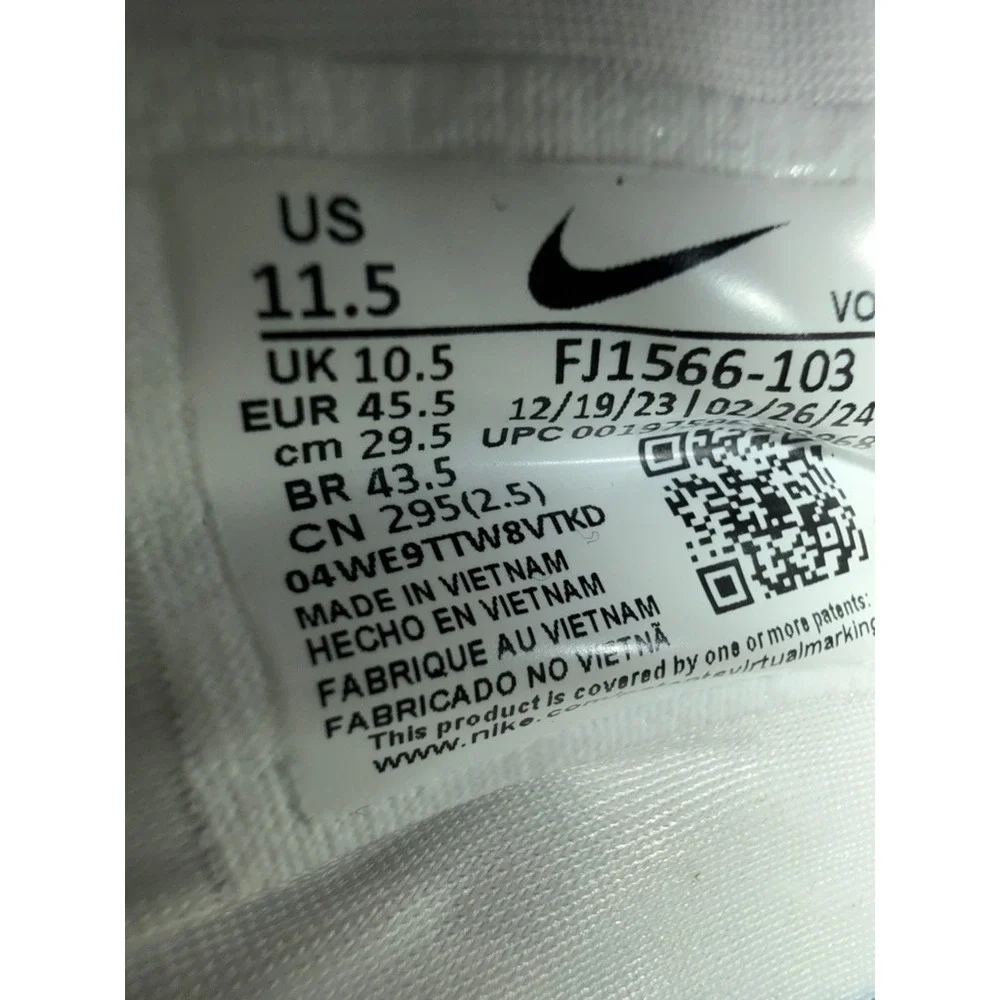 Nike LeBron Witness 8 Equality Basketball Shoes White Black Gold FJ1566-103 11.5